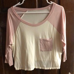 Cropped Baseball Tee